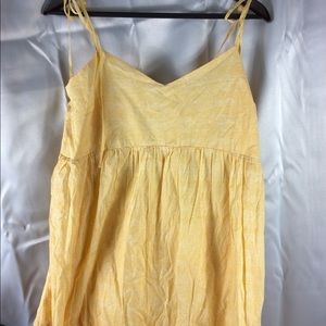 THE NINES BY HATCH SPAGHETTI STRAP DRESS, YELLOW